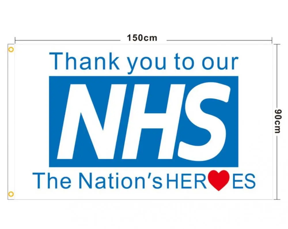 Gracias banderas del NHS