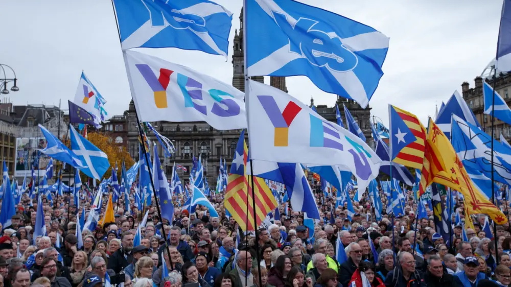 Referéndum escocés Bandera de poliéster